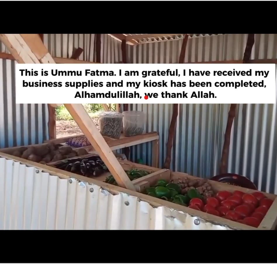 Umm Fatma's new shop